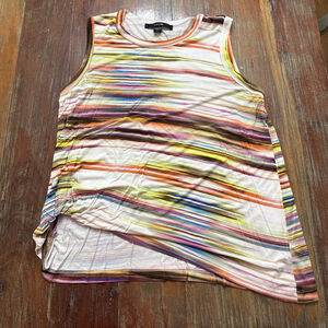 Red 23 Striped Tank Top Women's Large